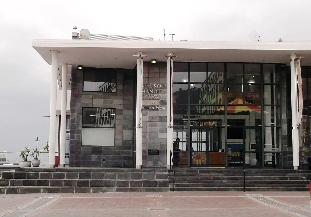 The entrance of the Nelson Mandela Gateway, a few minutes' walk from Radisson RED