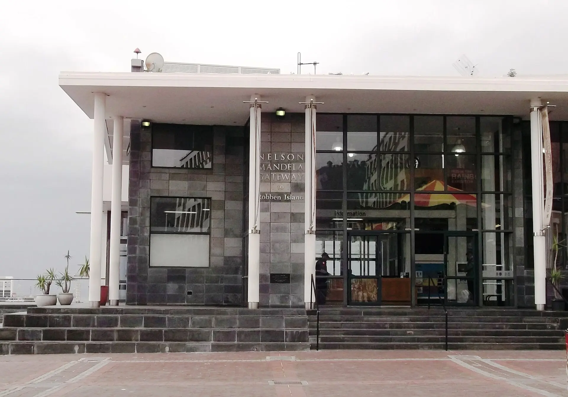 The entrance of the Nelson Mandela Gateway at the V&A Waterfront